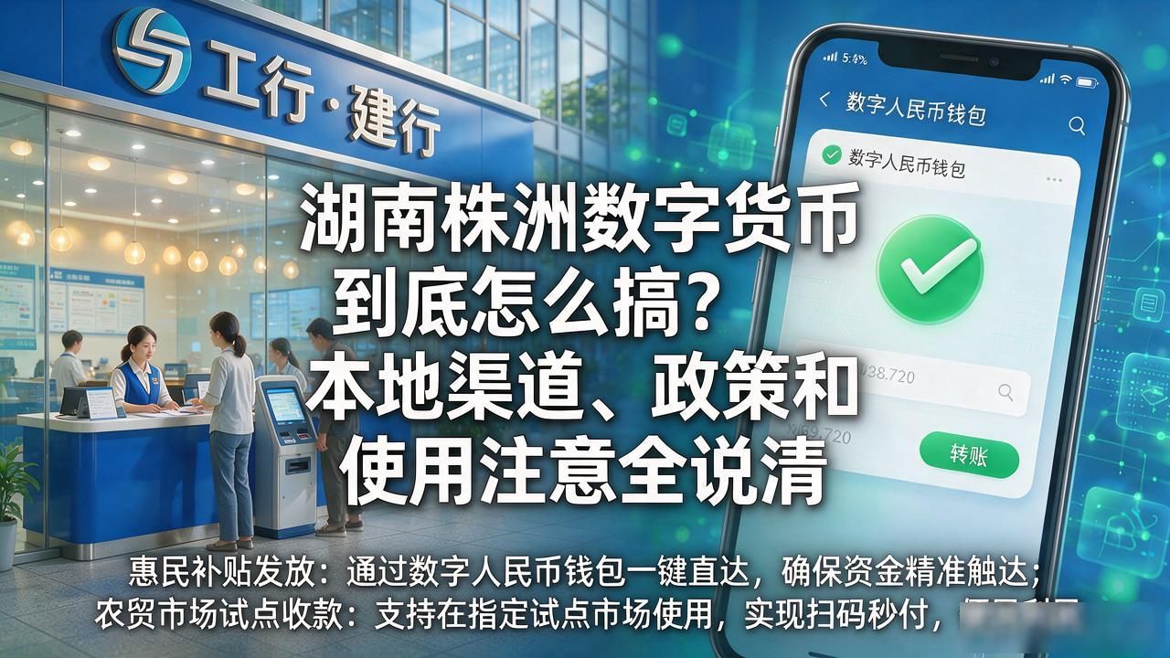 湖南株洲数字货币到底怎么搞？本地渠道、政策和使用注意全说清